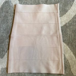 NWT XXS BCBG MaxAzria pencil bandage skirt 10” waist 15” length.